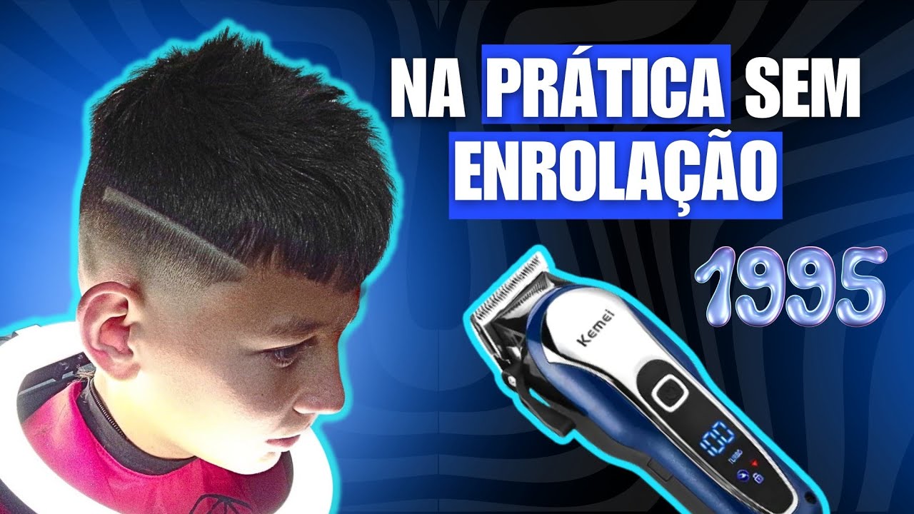 Kemei 1995 é boa? Veja na prática! #kemei #review #barber