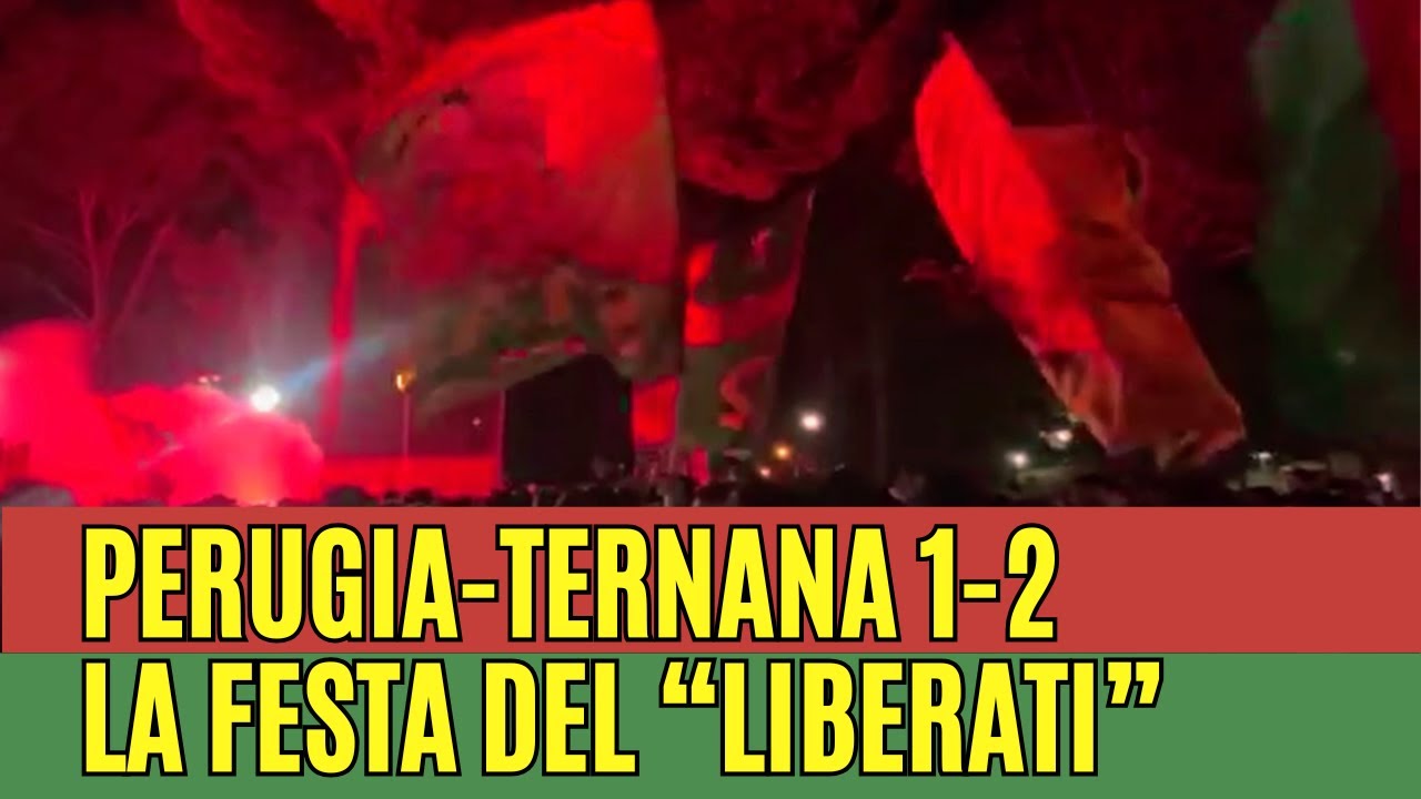 🎉 la festa del #Liberati per la #Ternana dopo la vittoria nel #derby contro il #perugia ❤️💚