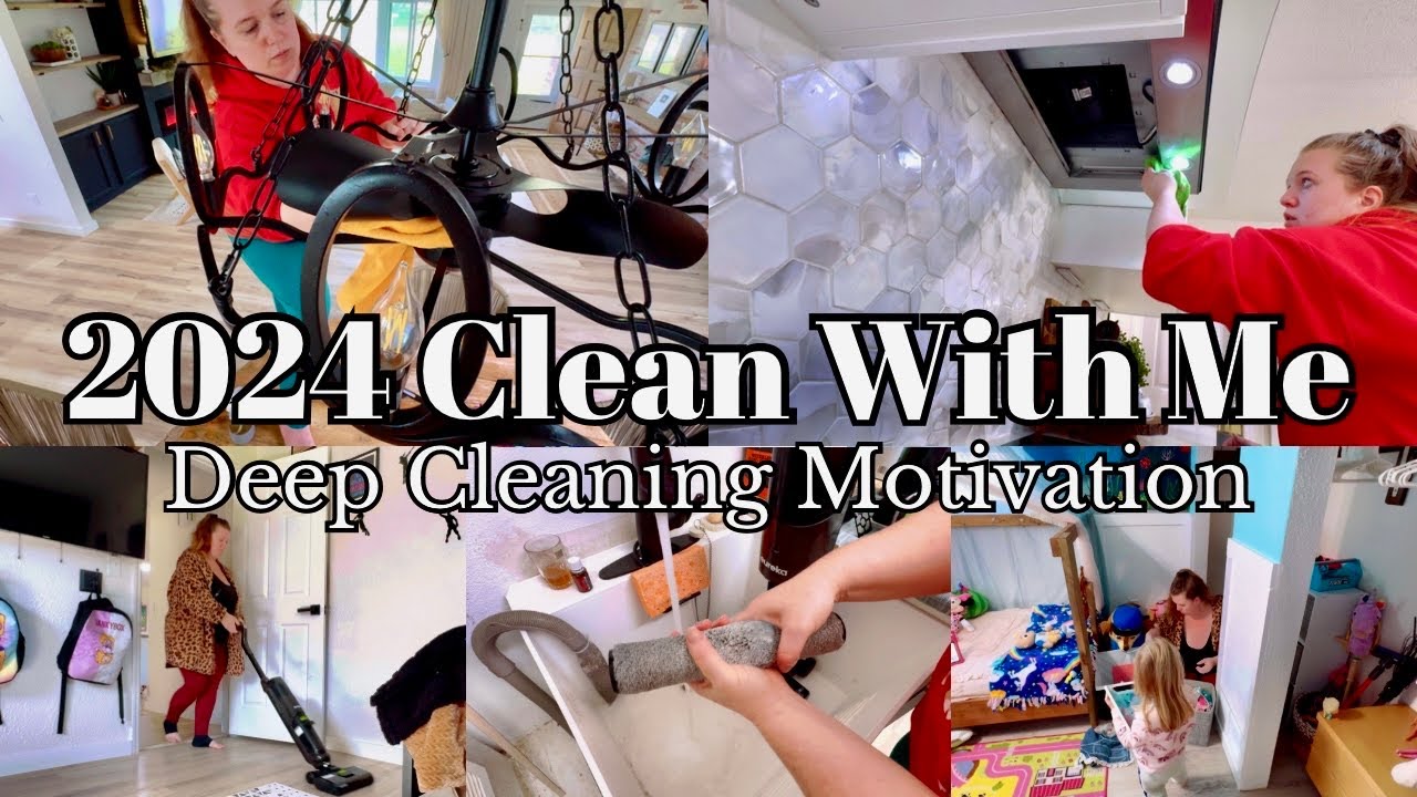 House Cleaning Video | Clean With Me | All Day Deep Cleaning + Cleaning Motivation 2024