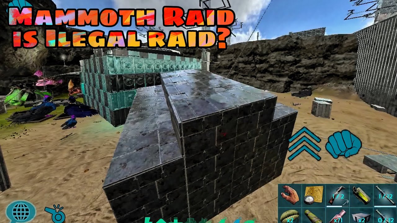 Mammoth Raid is Illegal because it is too op | Ark Mobile