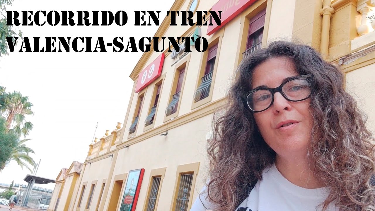 Recorrido en #tren desde #Valencia a #Sagunto 😊 #culture #train #travel #tourism #viaje