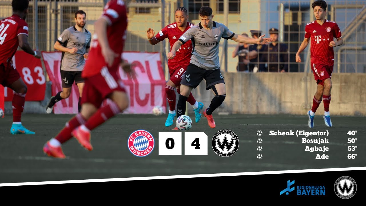 37. Spieltag: FC Bayern München II - SV Wacker Burghausen (Saison 2021/2022)