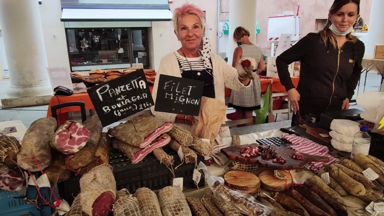 Visite du MARCHE de L'ILE ROUSSE - les CORSES sont EXCEPTIONNEL !