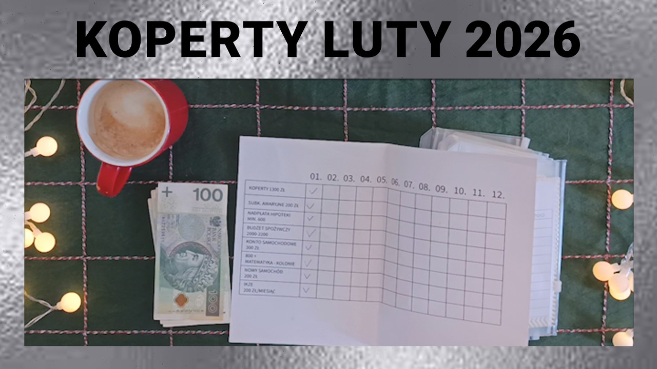 KOPERTY - LUTY - 2026 #oszczedzanie #koperty #budżet