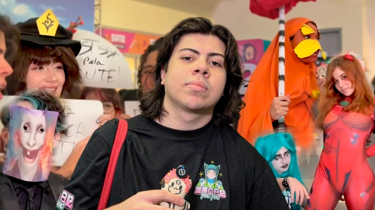 Explorando o caos e a beleza de um evento de anime ft. Concurso de Jojo poses - Sana 2026