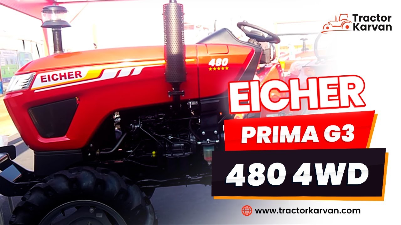 Eicher Prima G3 480 4WD Full Review and Specifications 2023 | Newly Launched | Tractorkarvan