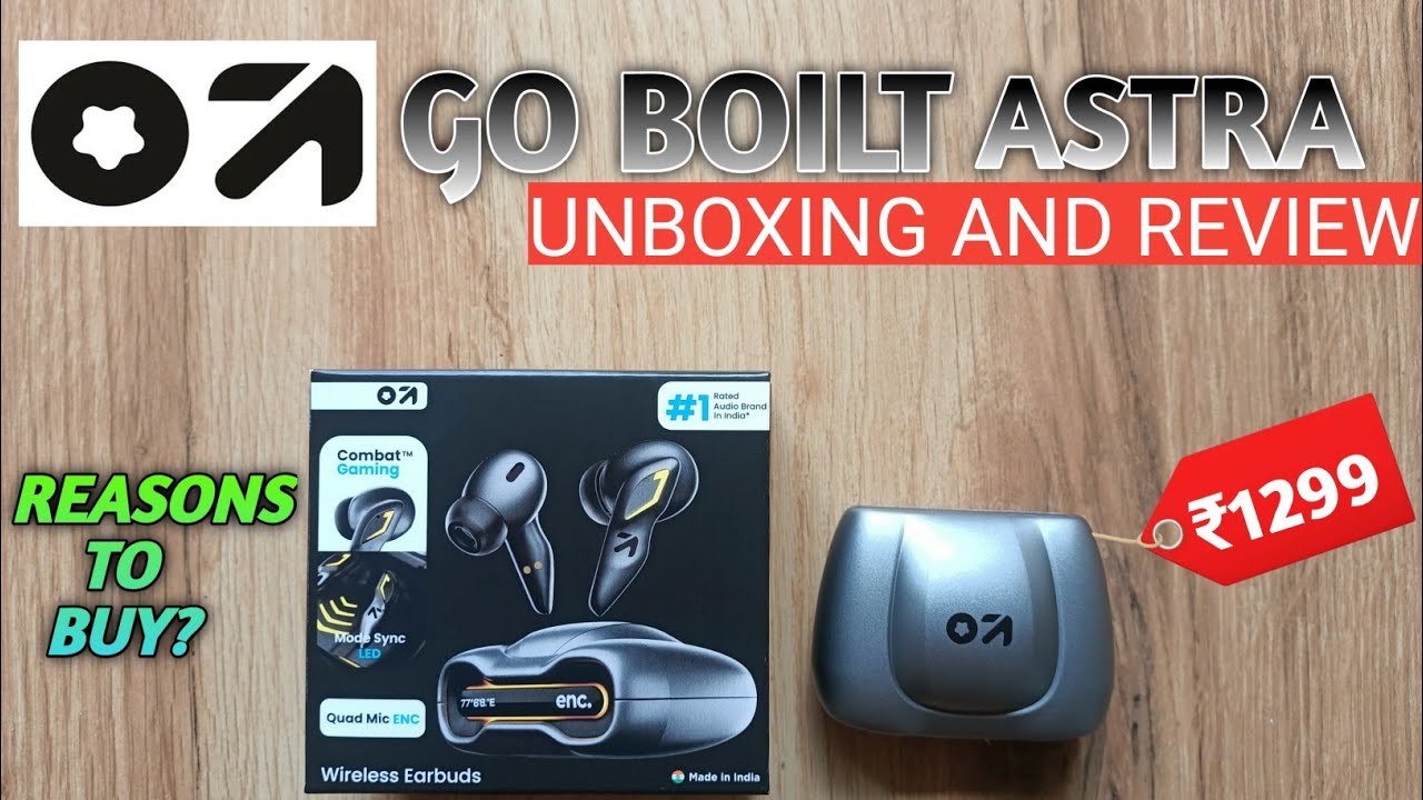 Goboult Astra Earbuds 🔥 60 HOURS PLAYTIME 🔥 Unboxing And Review🔥 BEST EARBUDS UNDER 1300