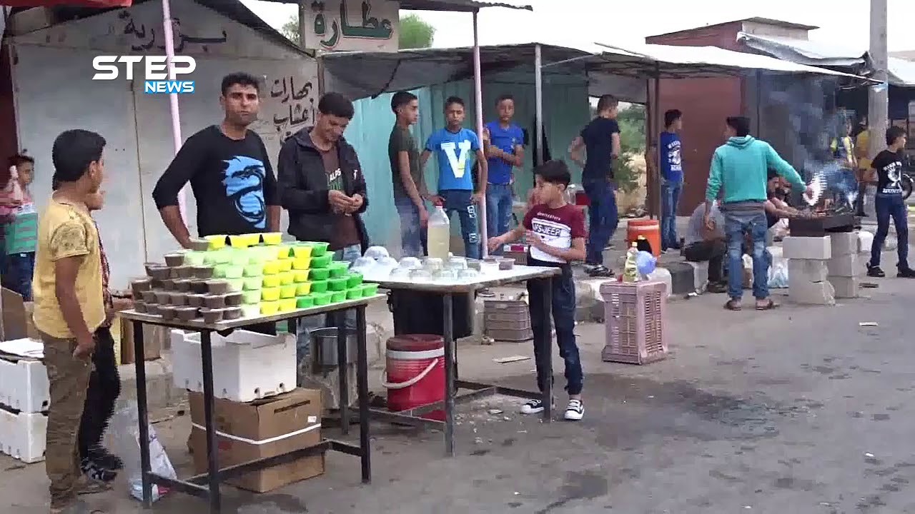 أجواء عيد الفطر في مدينة نوى بريف درعا الغربي