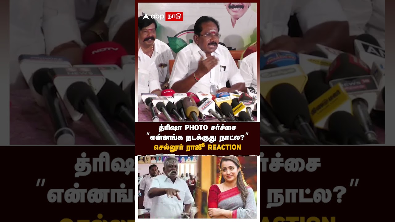 Sellur Raju  | த்ரிஷா PHOTO சர்ச்சை &rdquo;என்னங்க நடக்குது நாட்ல&rdquo; செல்லூர் ராஜூ REACTION | Trisha | TVK