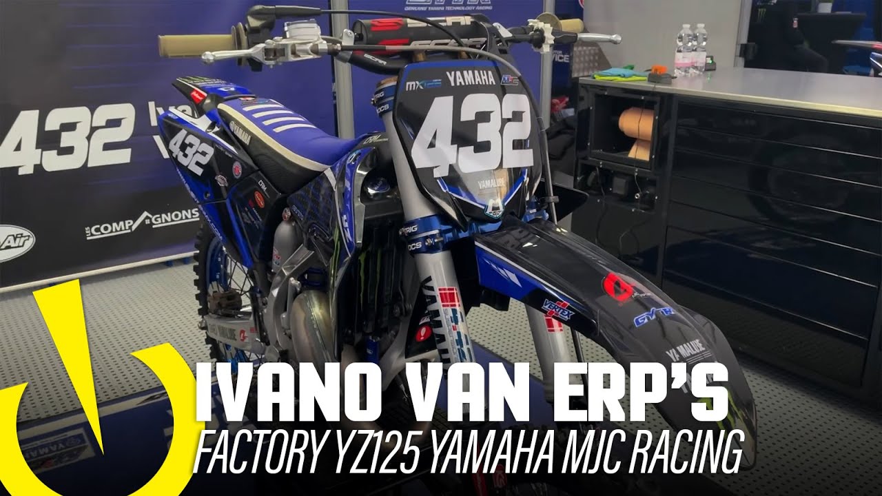 FACTORY BIKE | Ivano Van Erp's Factory YZ125 Yamaha MJC Racing