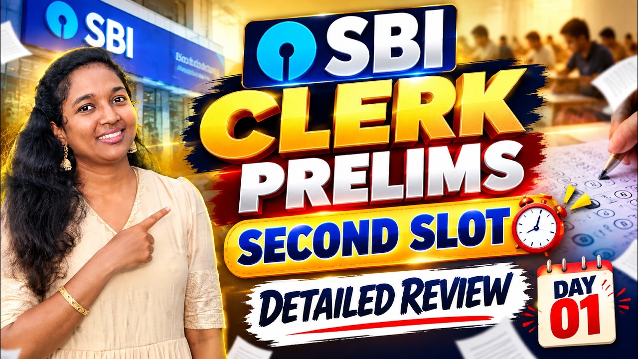 SBI CLERK PRELIMS | SECOND SLOT | DETAILED REVIEW | DAY 01