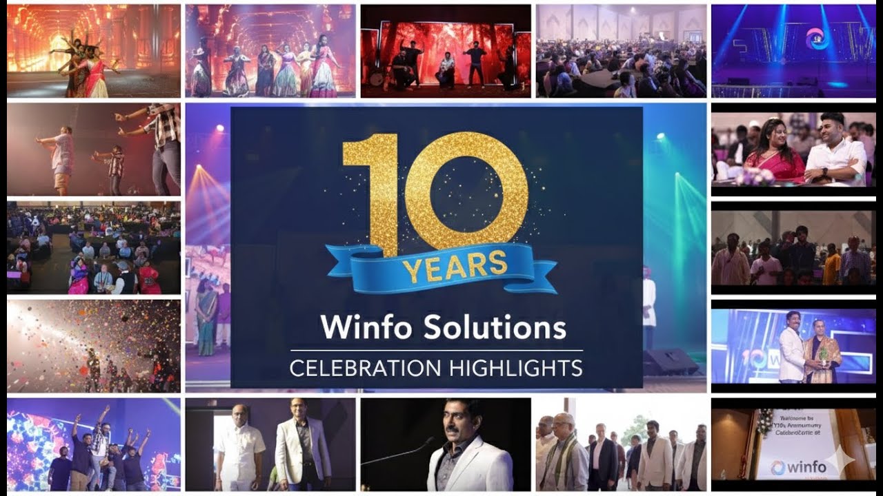 Winfo Solutions' 10 Years Celebration Highlights