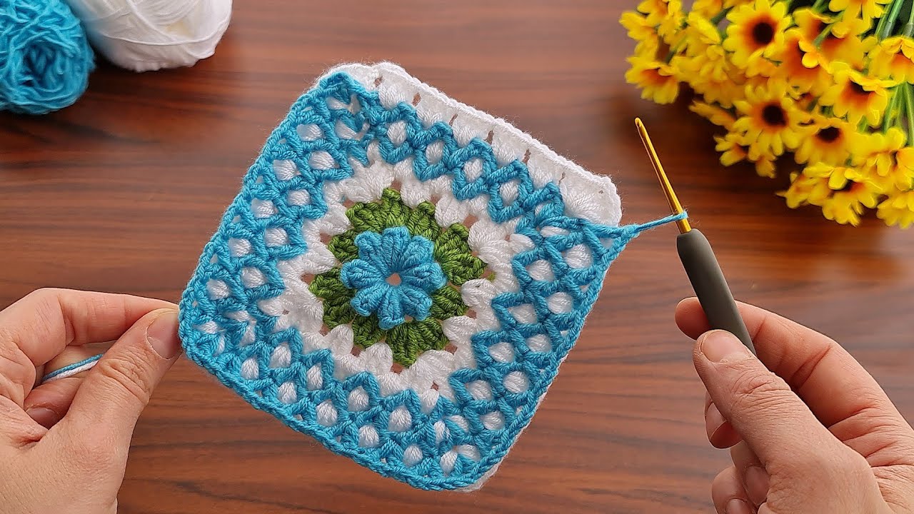 Wow!! Super beautiful motif crochet knitting model ✔ Bu motife bayıldım tığ işi örgü motif anlatımı.