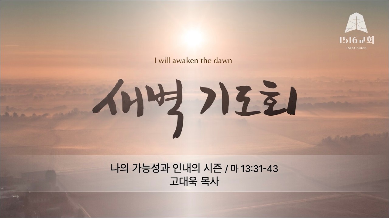 새벽기도 260214 