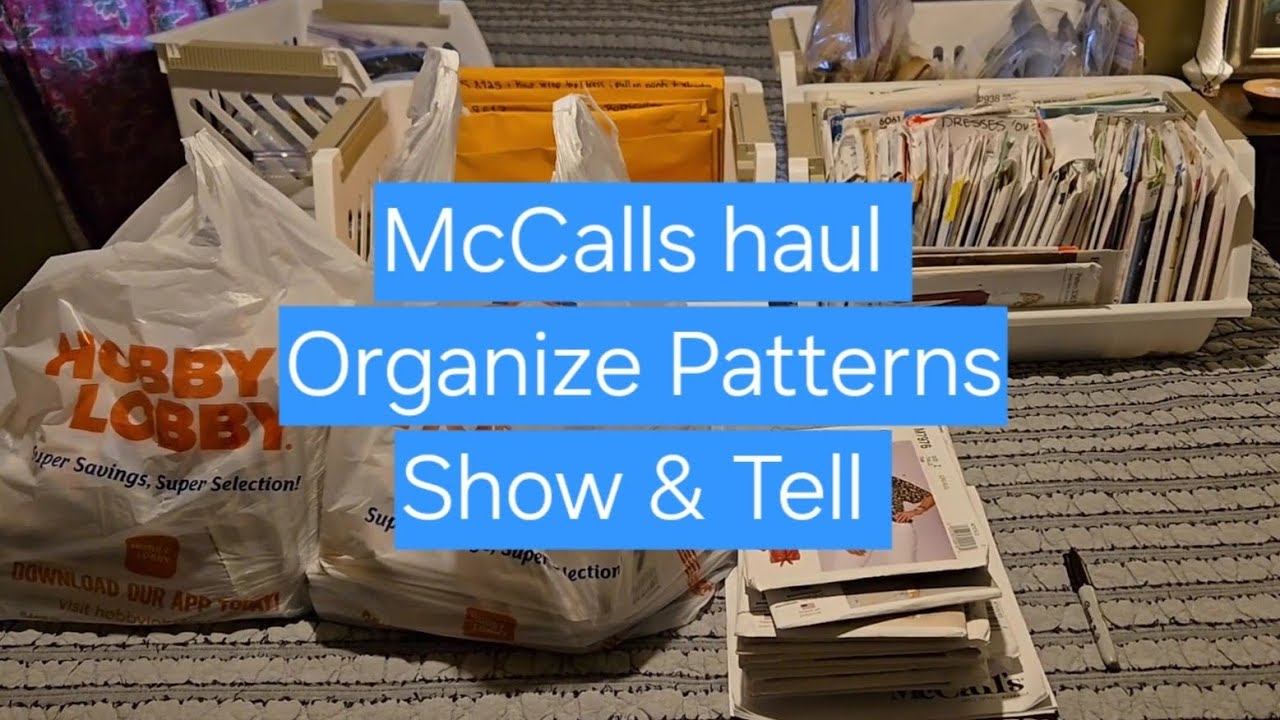 Watch Me COUNT Them All! | Organizing My ENTIRE Sewing Pattern Collection (McCall's Haul!)
