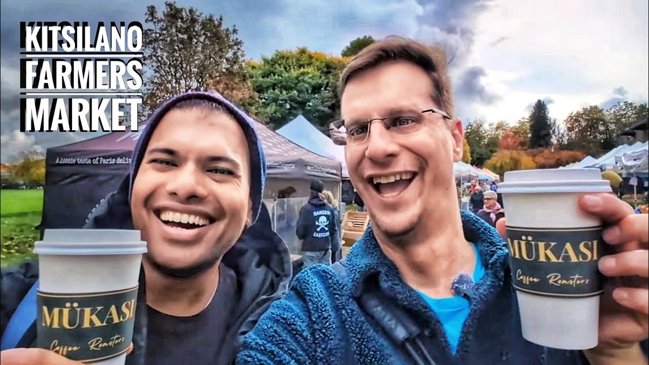 Kitsilano Farmers Market 🇨🇦 - Out & About in Vancouver Live (Oct 26, 2025)