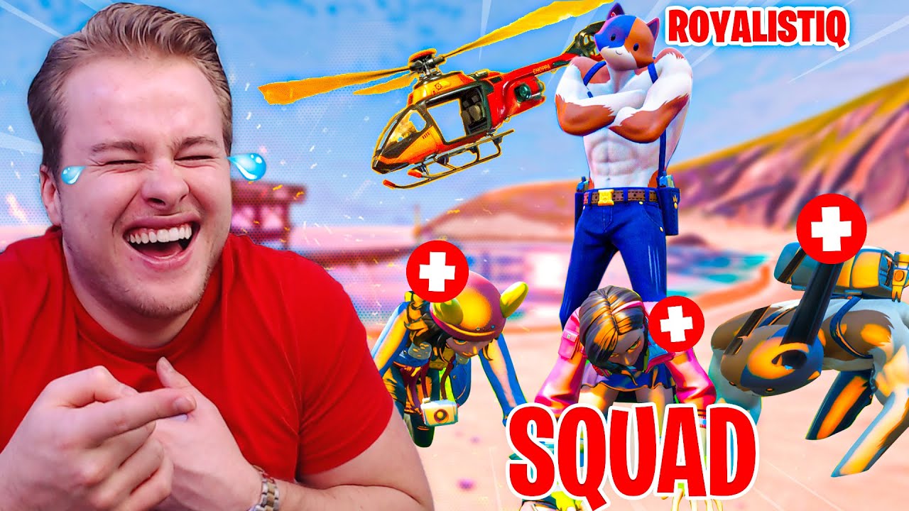 IK PRANK MIJN SQUAD KEIHARD! 😂 - Fortnite Battle Royale (Nederlands)