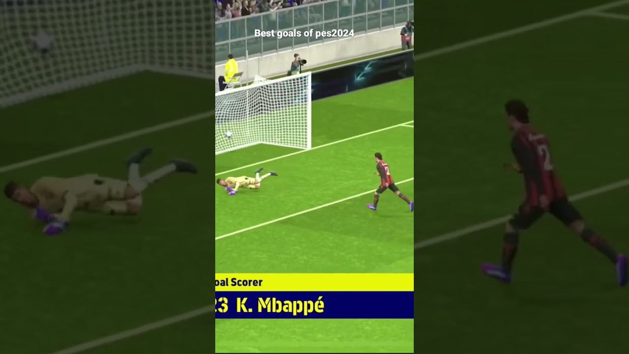 Top 5 best goals on pes 2024 #football #game #leomessi