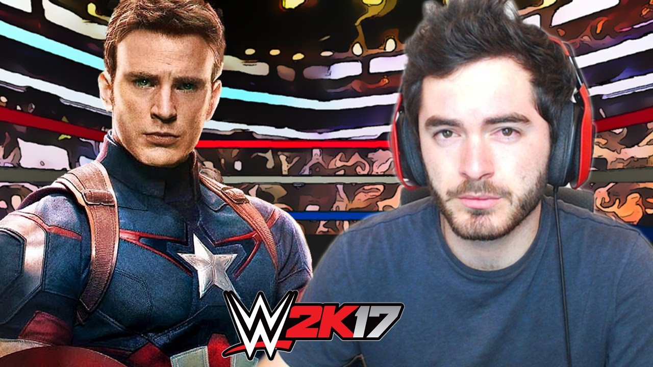 CAPTAINSPARKLEZ VS CAPTAIN AMERICA | WWE 2K17