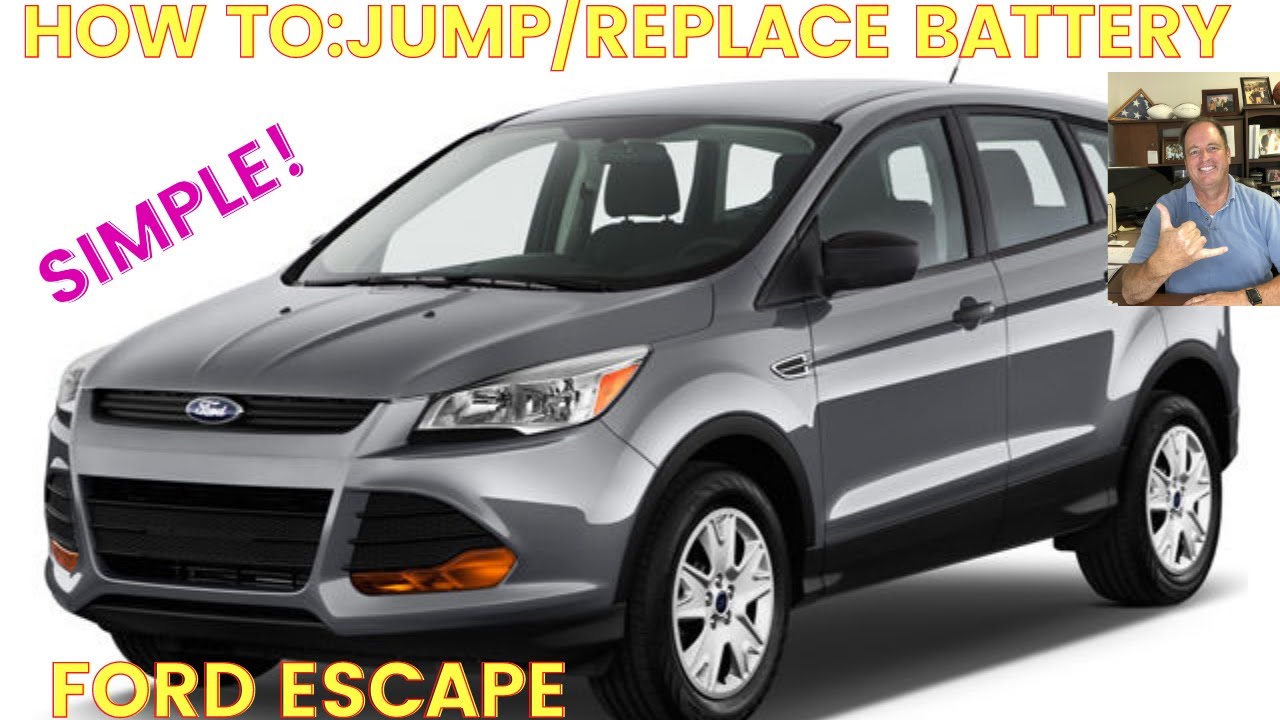 Расположение аккумулятора Ford Escape, запуск двигателя от внешнего источника питания и его замен...