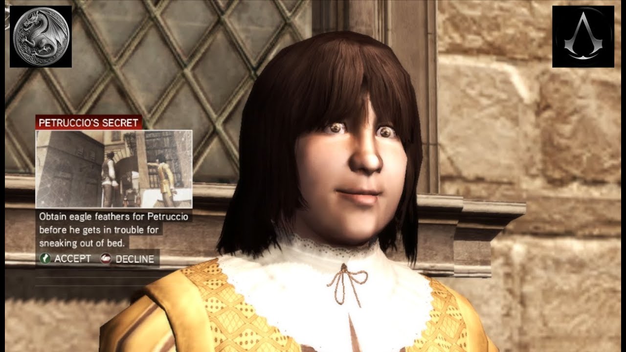 Obtain Eagle Feathers for Petruccio | Ezio Auditore | Florence | 15th century Renaissance Italy