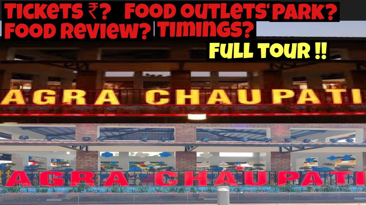 Take a look at a newly opened CHAUPATI of AGRA