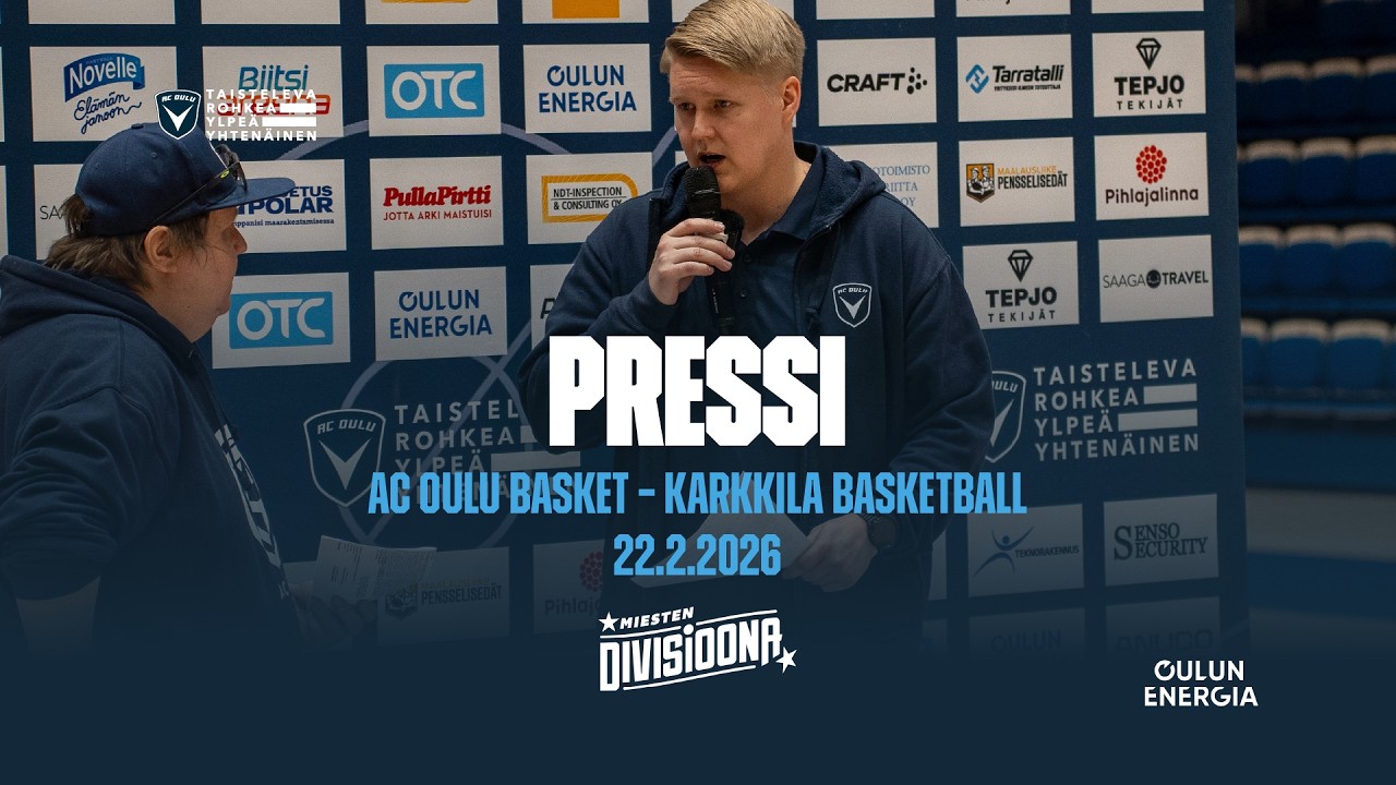 PRESSI: AC Oulu Basket - Karkkila Basketball