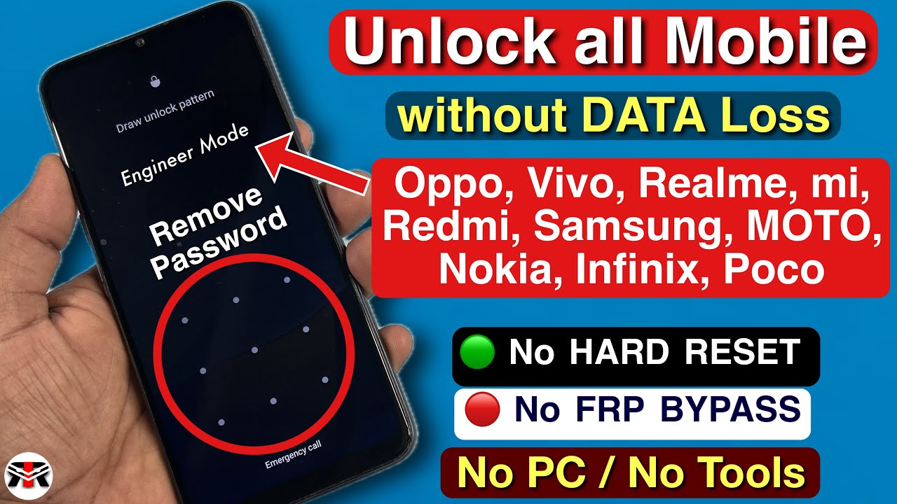 बिना कंप्यूटर के कोई भी लॉक कैसे हटायें? | 100% Working Trick [Theory Method] @ReviewRevealed 