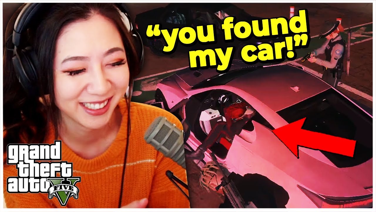 YUNO CALLS APRIL TO DRIVE AWAY FROM THE COPS! ft. Sykkuno