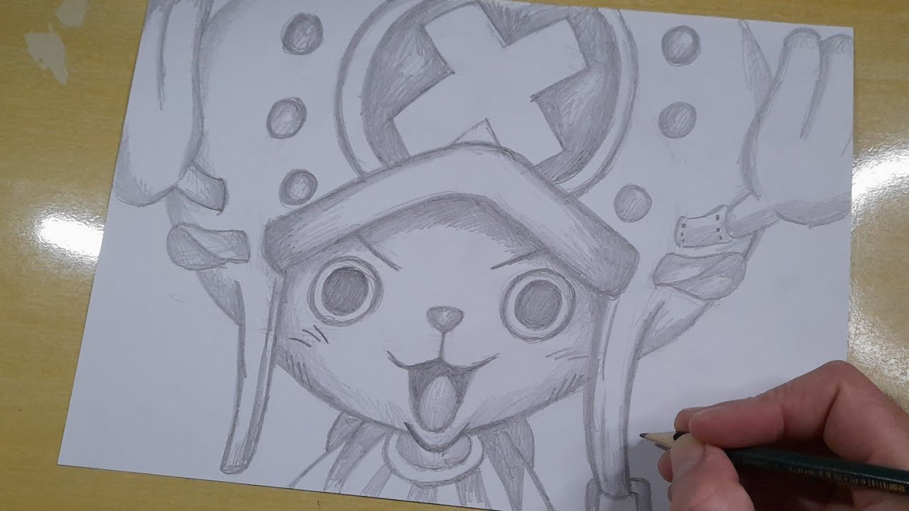 FACIL DE DESENHAR COMO DESENHAR o KID CHOPPER de ONE PIECE passo a passo