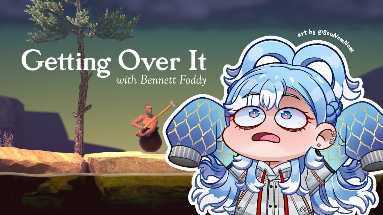 【Getting Over It】naik gunung ato naik apa kek serah【Kobo Kanaeru / Hololive Indonesia 3rd Gen】