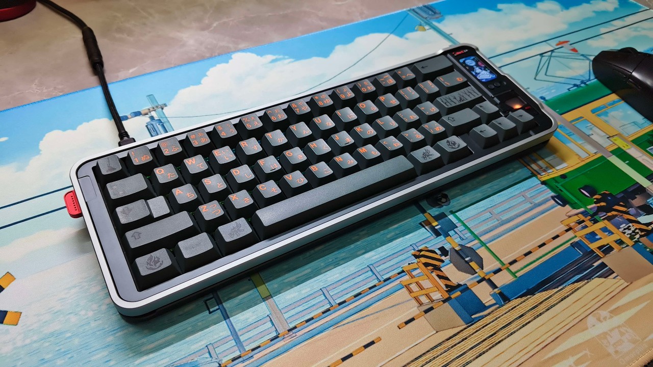QK65 MK3, HMX Retro J, Alu plate #asmr #typingtest #customkeyboard #keyboard #mechanicalkeyboard