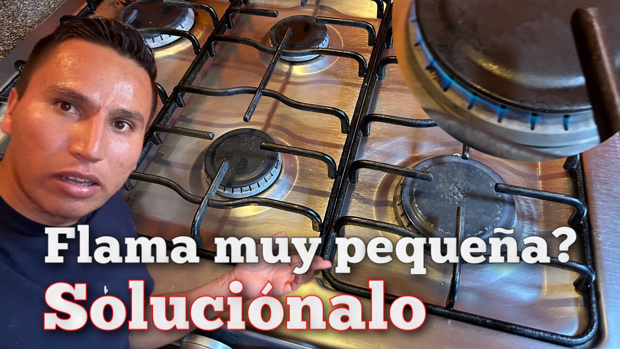 Como destapar quemadores de estufa que no encienden // flama muy pequeña
