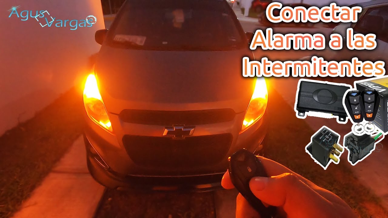 CONECTAR ALARMA ADAPTADA A LAS INTERMITENTES USANDO RELAYS | Agus Vargas