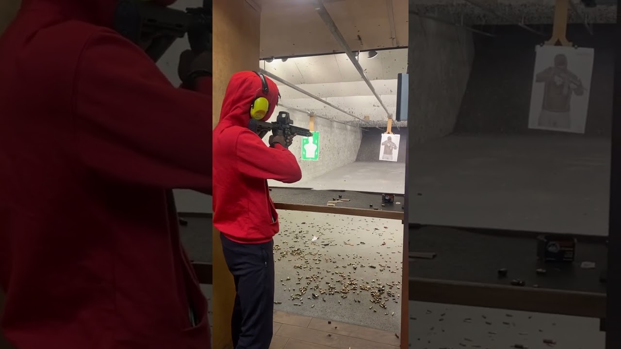When you rent a gun 🤣from the range #viral #shortsviral