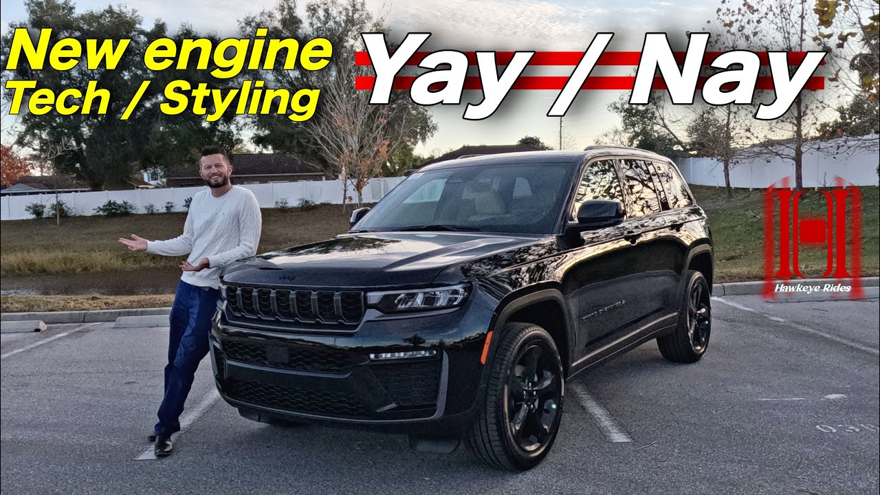 Jeep Grand Cherokee Limited 2026: лучше ли турбированный 4-цилиндровый двигатель, чем V6? Тест в ...
