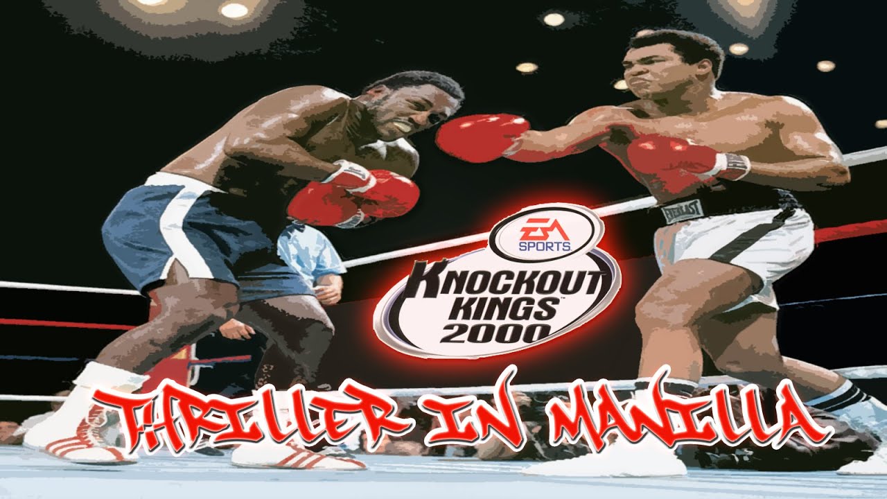 Knockout Kings 2000 — (PS1) HD — Триллер в Маниле — Двойной удар головой Али против Фрейзера