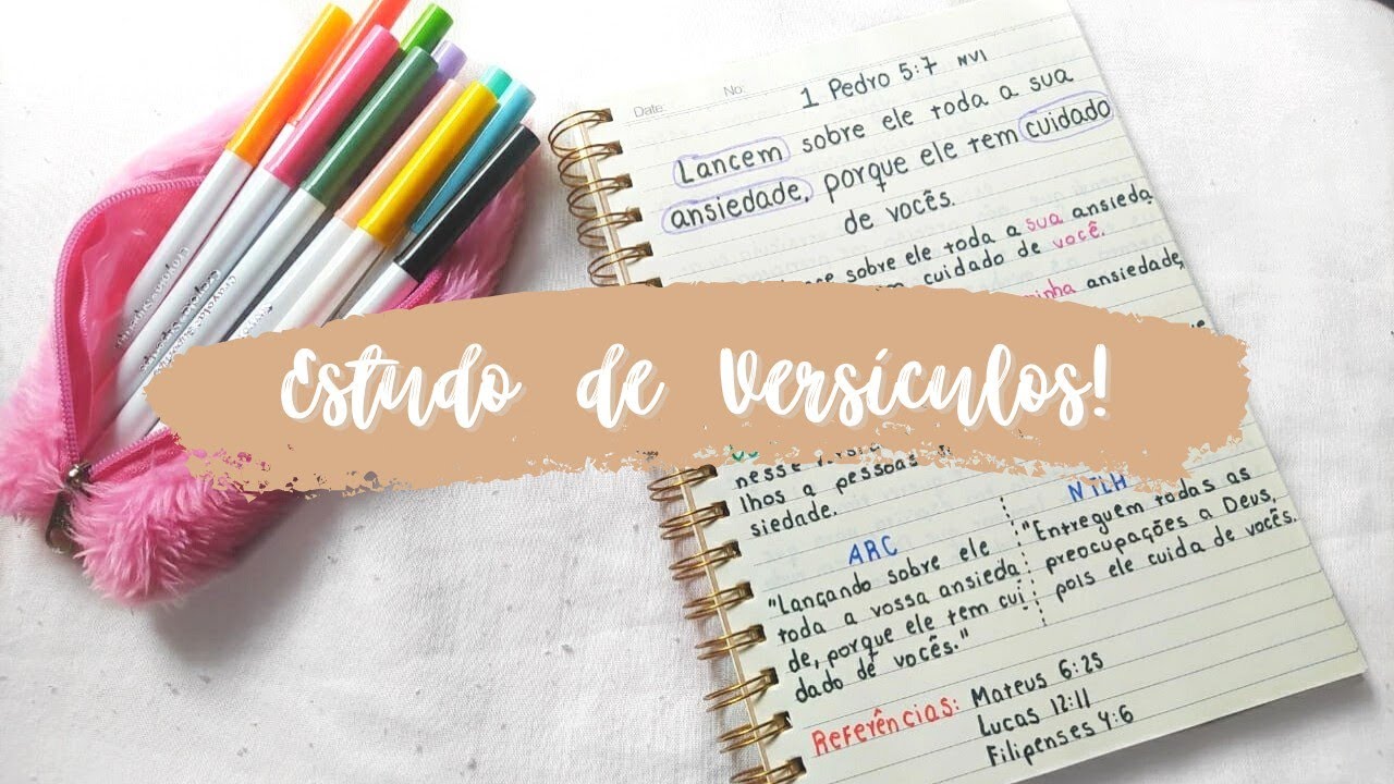 10 Passos fáceis para Estudar um Versículo!