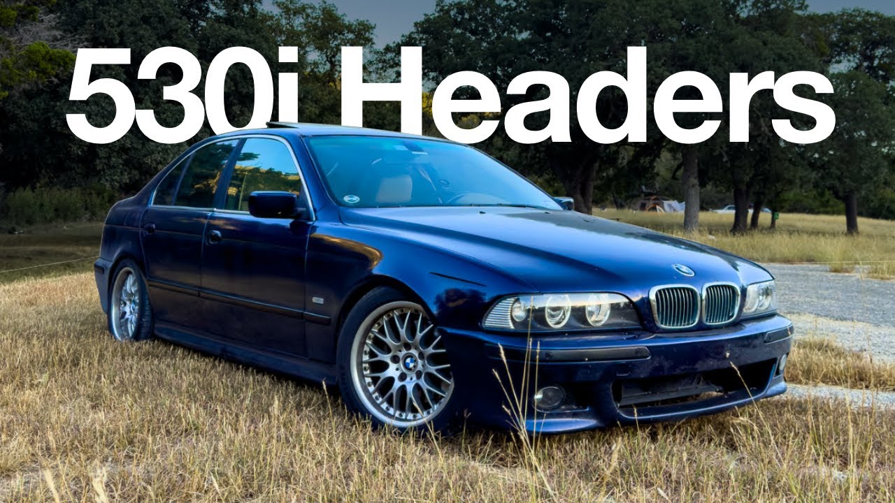 Выпускной коллектор на моей BMW E39 530i! - Мощность двигателя M54B30 раскрыта (для E39, E46 M54/...