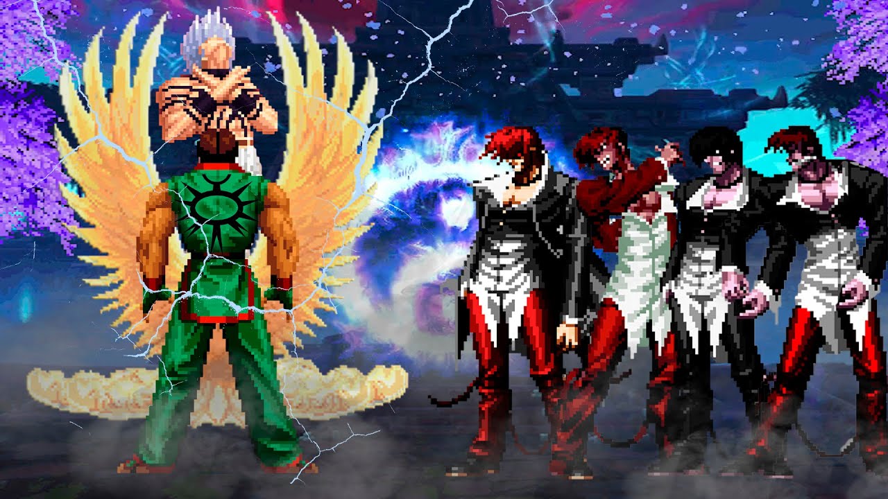 [KOF Mugen] Orochi Kim vs Orochi Iori Team