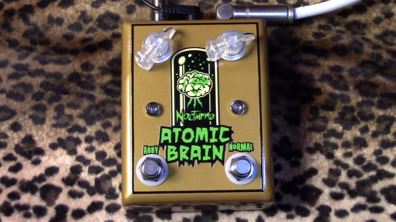 The Nocturne Brain, ATOMIC BRAIN Space Echo Preamp pedal of love