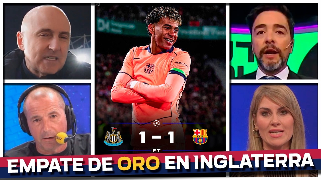 Newcastle 1-1 Barcelona: Empate de ORO y todo se decide en casa