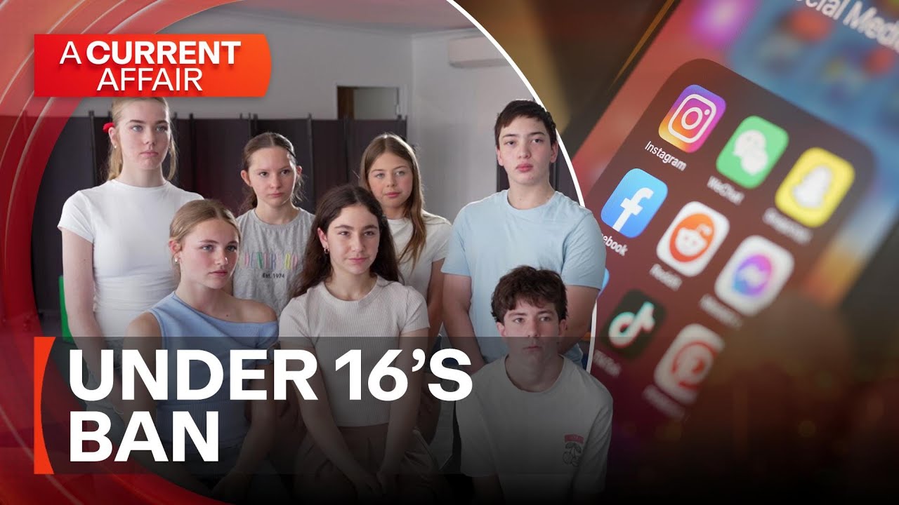 Under-16s social media ban countdown | A Current Affair