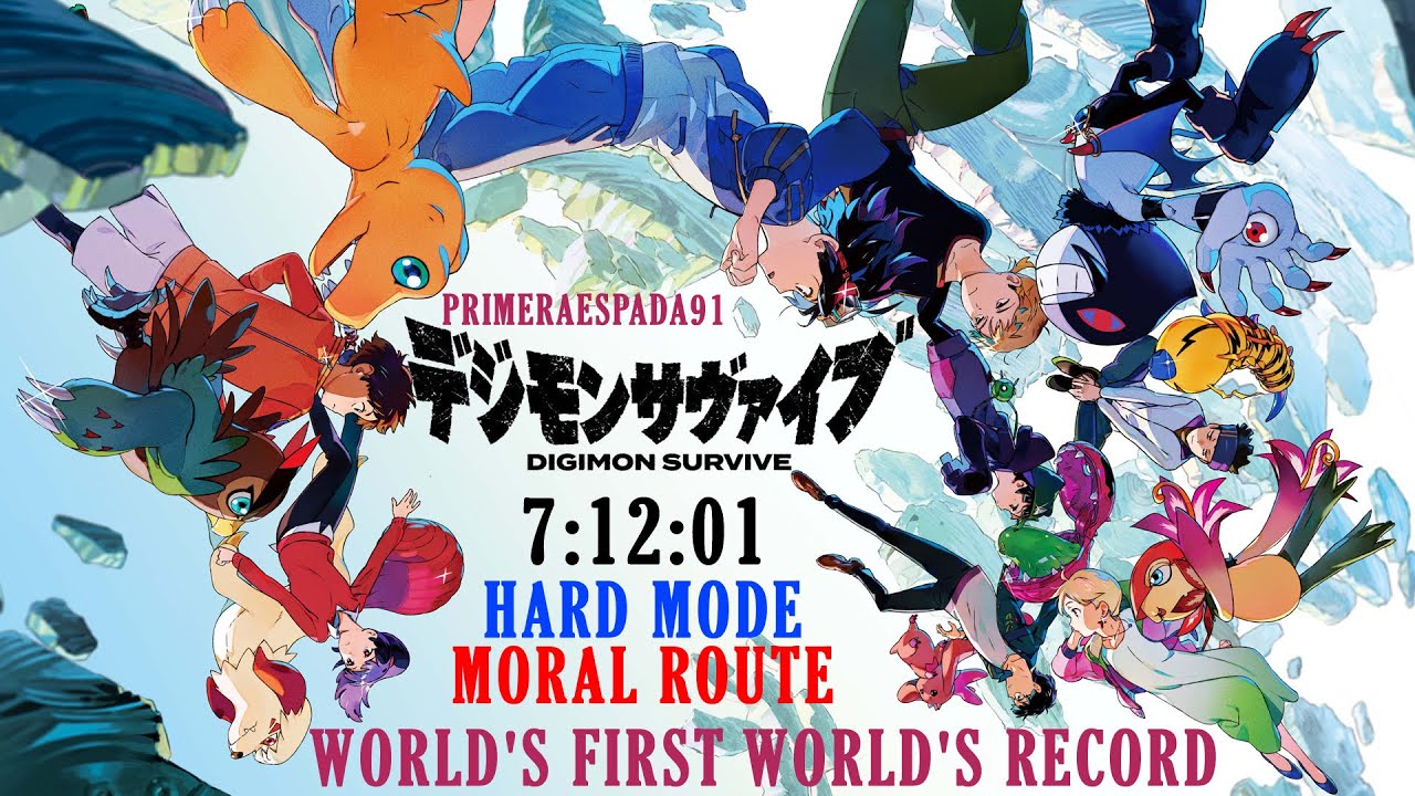 Digimon Survive: Hard Mode Moral Route with DLC Speedrun 7:12:01