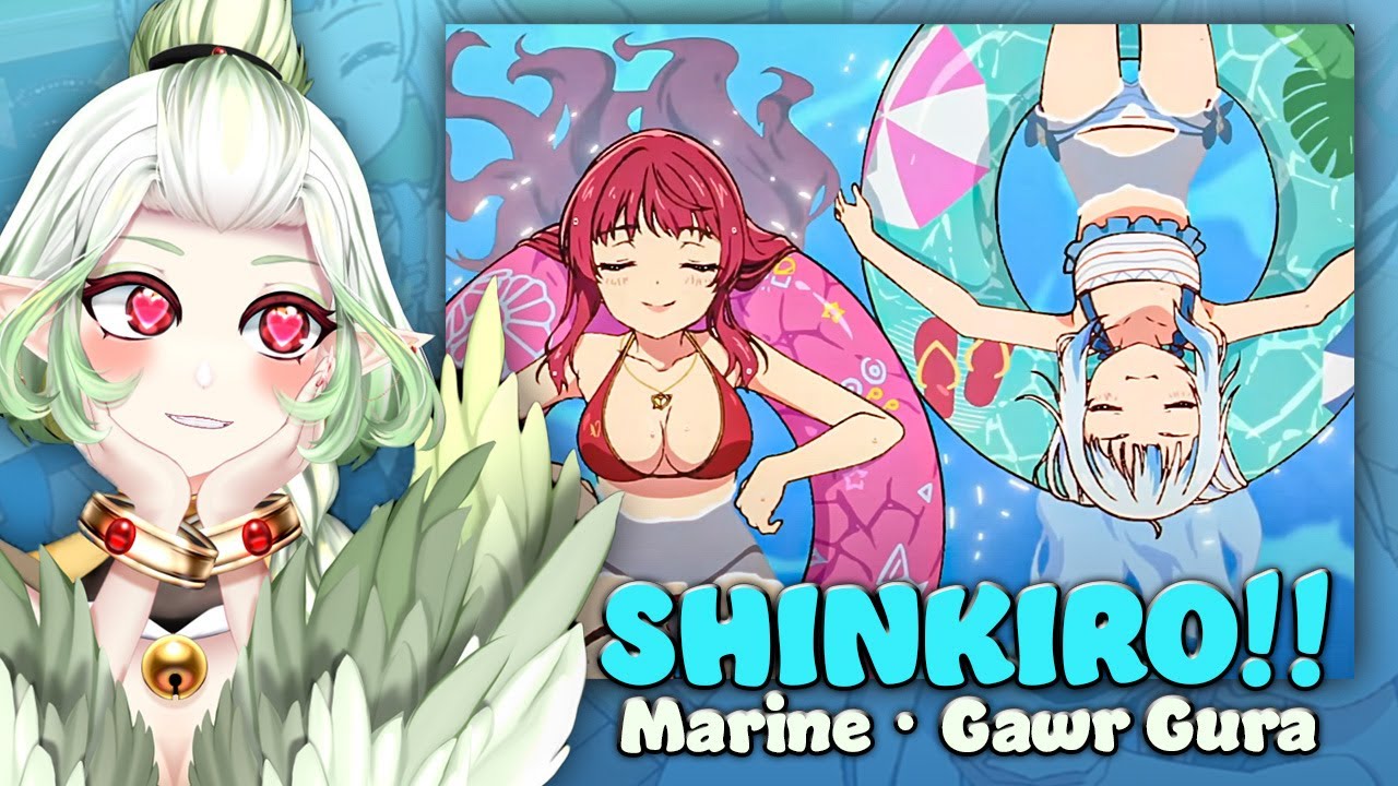 THEY ARE BOTH SO CUTE!!! | Vtuber Reaction | Marine & Gawr Gura | SHINKIRO