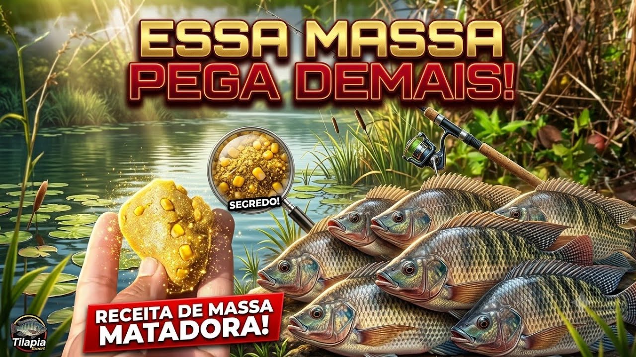 PESCARIA DE TILÁPIA COM FARINHA DE MILHO