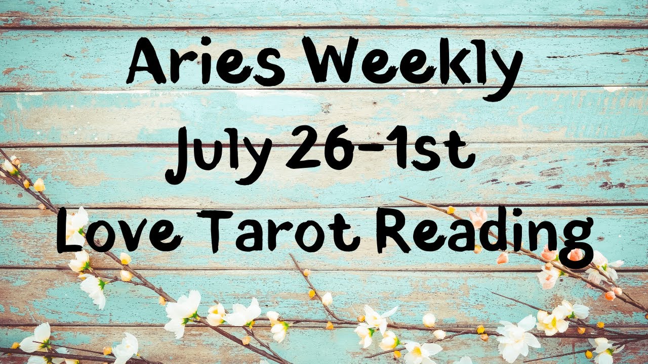 Aries 💖~ Karma Is Hitting This Person HARD!!!~ July 26-1st Love Tarot Reading