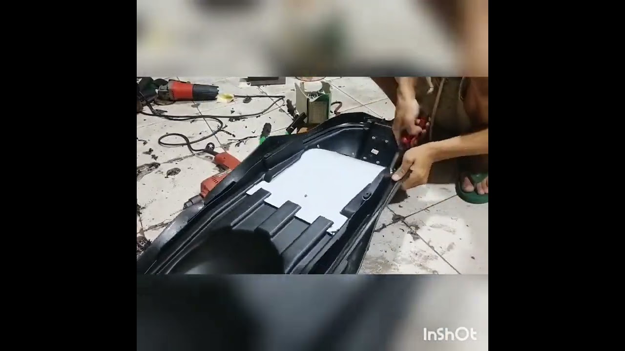 cara membuat jok Yamaha X-Max biar lebih pendek tapi tetap empuk dan nyaman