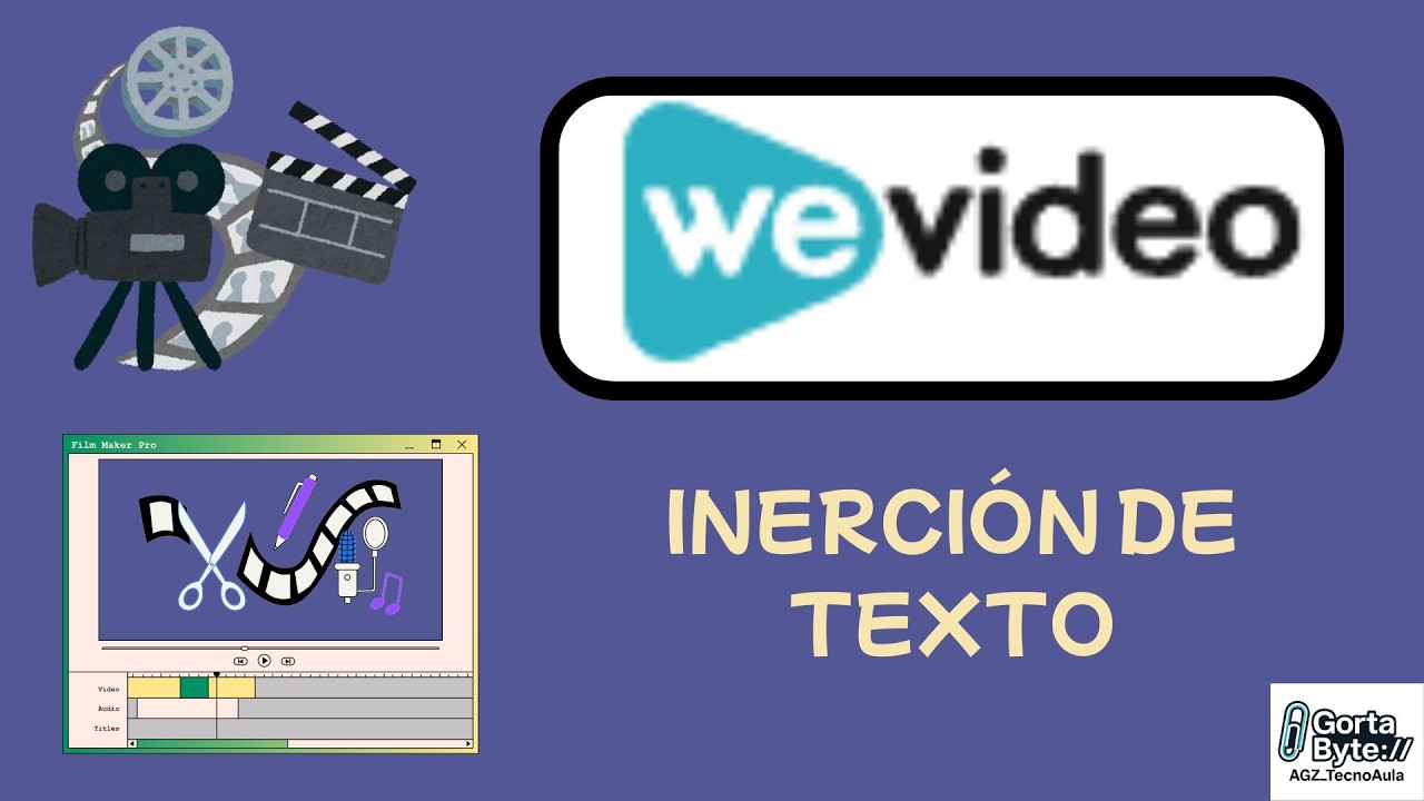Inserta texto en WEVIDEO