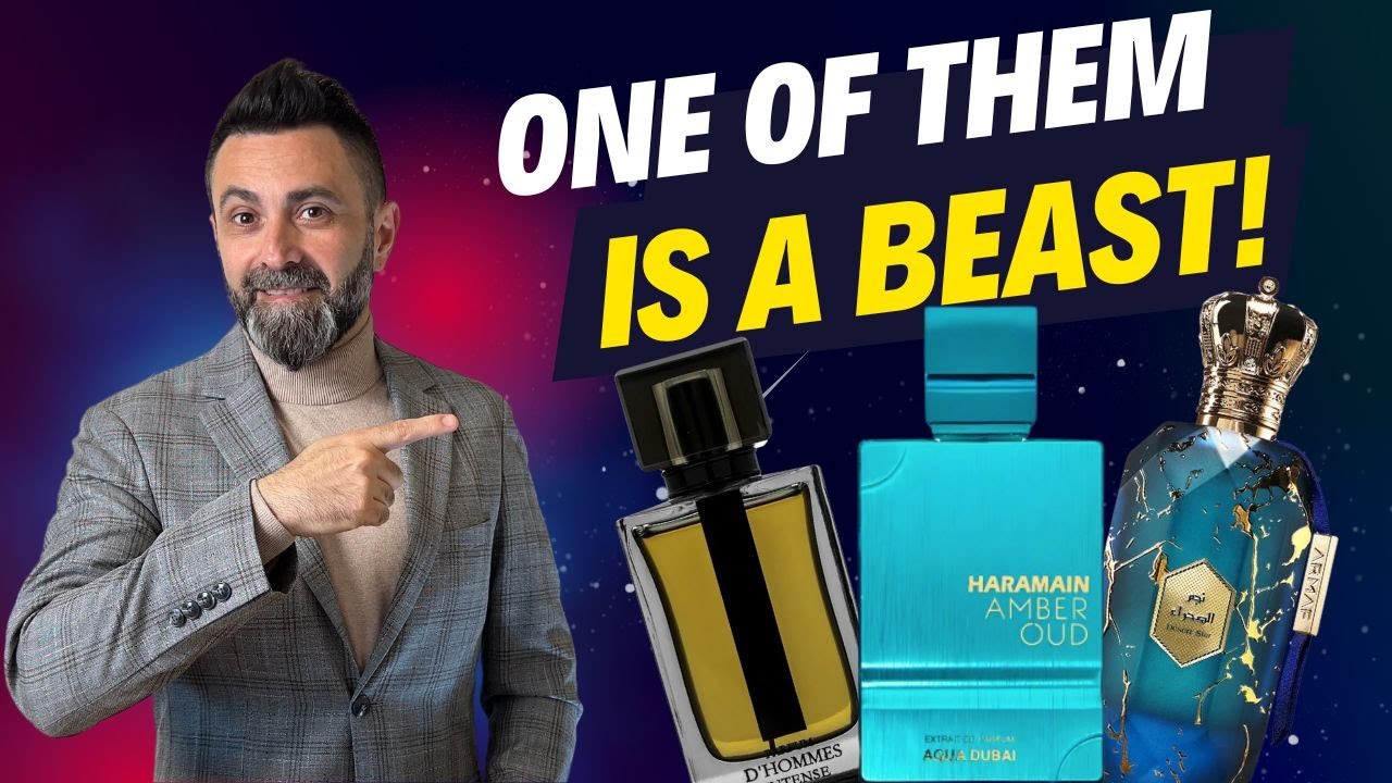 Al Haramain Amber Oud Aqua Dubai, Fragrance World D'Hommes Intense Parfum And Armaf Desert Star!